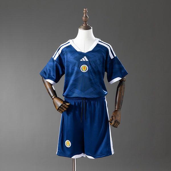 Kids Scotland Home Jersey 2026 World Cup Football Kit Soccer Jersey