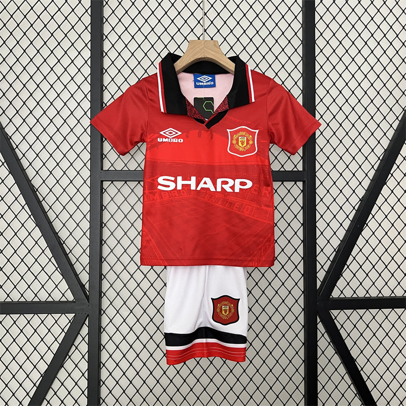 Retro Kids Man United Home Jersey 94/96