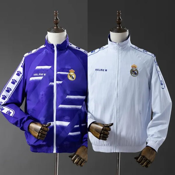Real Madrid Windbreaker 2025/26 Reversible Football Kit - PalmSportss