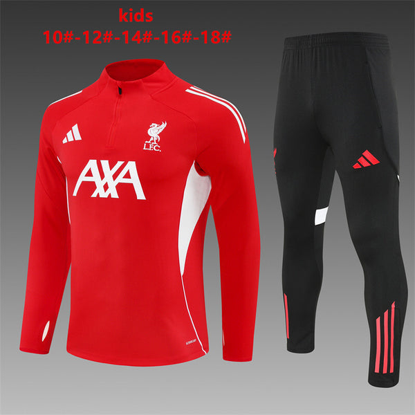 Kids Liver Training Tracksuits 25/26 Football Kit Soccer Jersey
