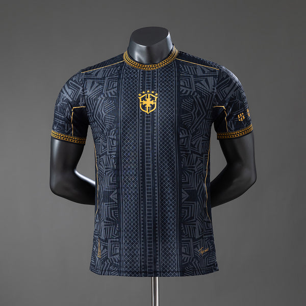 Player Version Brazil Black Jersey 2026 Special Football Kit Soccer Shirt