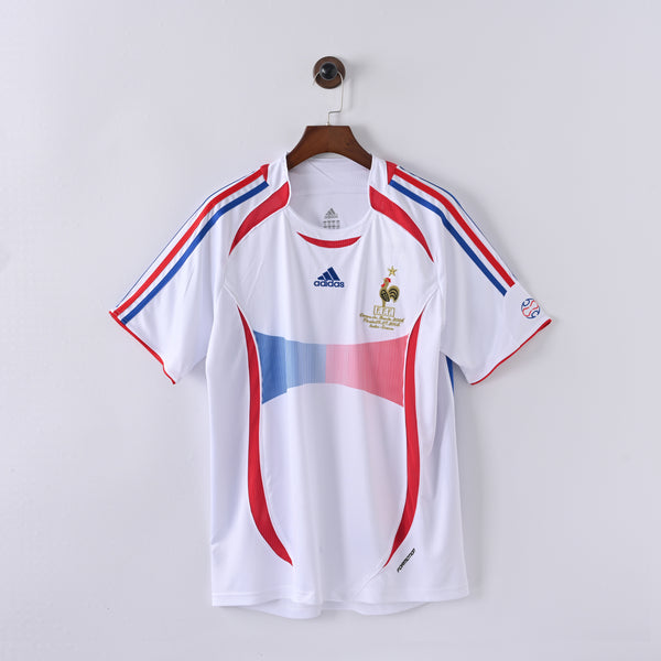 Retro France Jersey 2006 Away Football Kit Soccer Jersey
