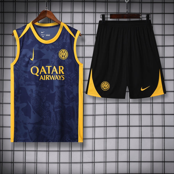 Inter Milan Vest Set Training Tracksuits 25/26 Football Kit Soccer Jersey