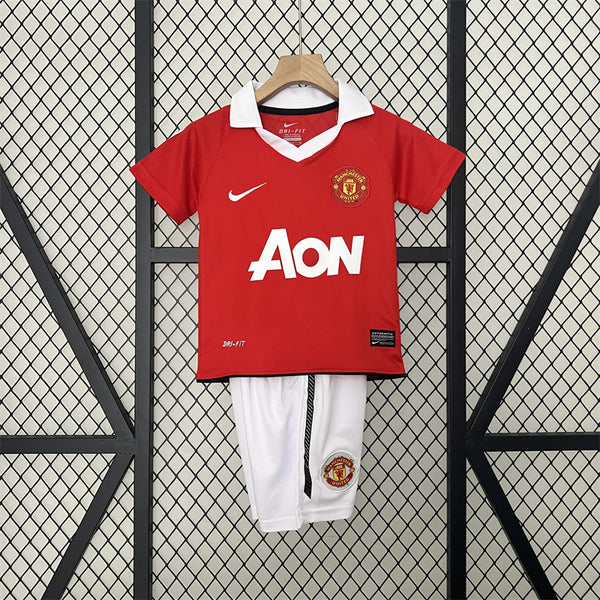 Retro Kids Man United Home Jersey 10/11