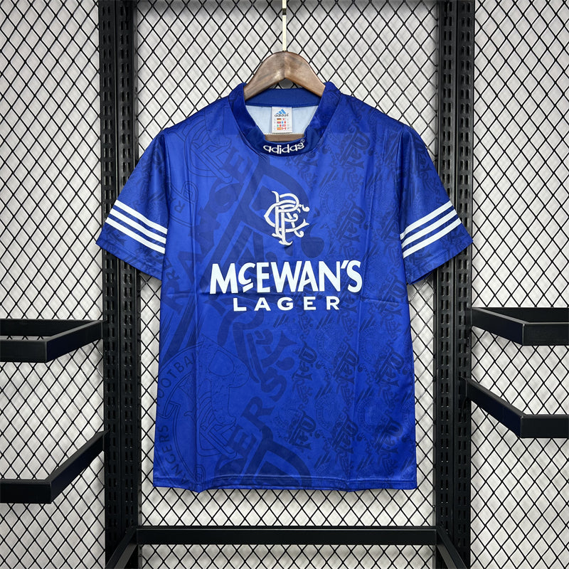 Retro Rangers Home Kit 1994 1996 Football Jersey