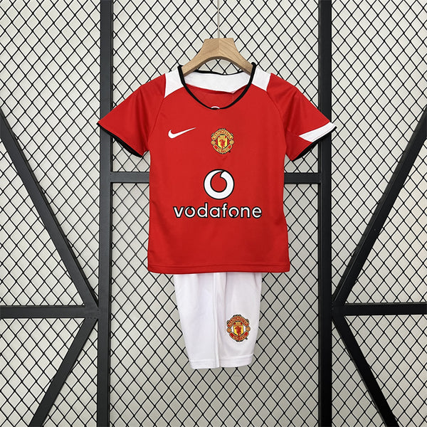 Retro Kids Man United Home Jersey 05/06