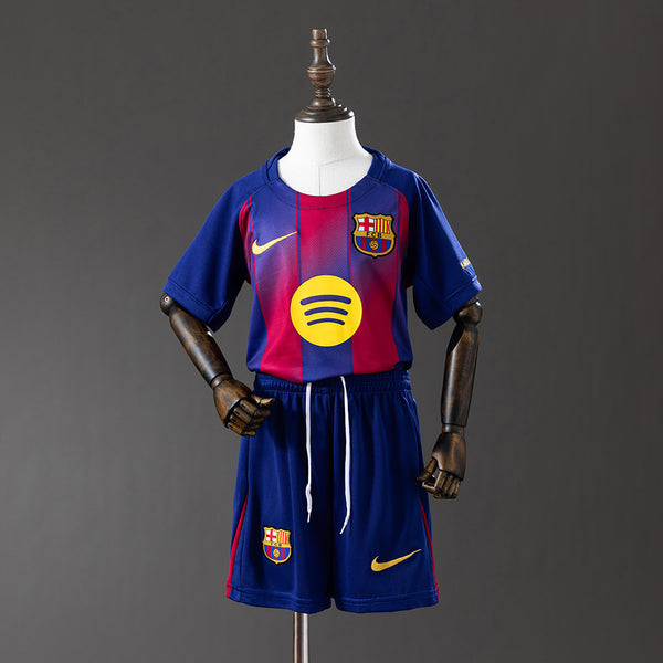 Kids Barcelona Jersey 25/26 Home Football Kit