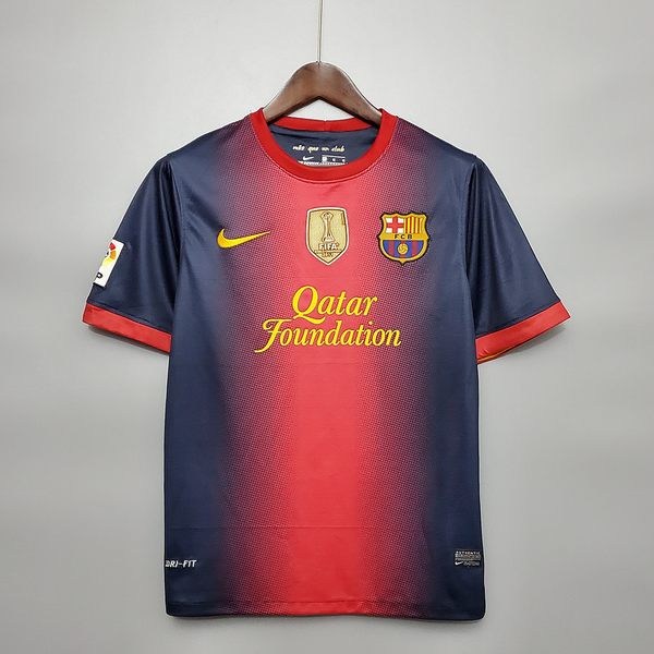 Barcelona Retro Jersey 2012/13 Home Football Jersey Soccer Shirt