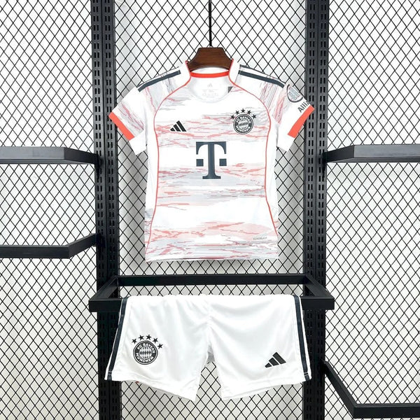 Kids Bayern Munich Jersey 25/26 Away Football Kit Soccer Jersey