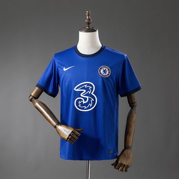 Chelsea Home Jersey 2020-21 Retro Football Kit Soccer Shirt