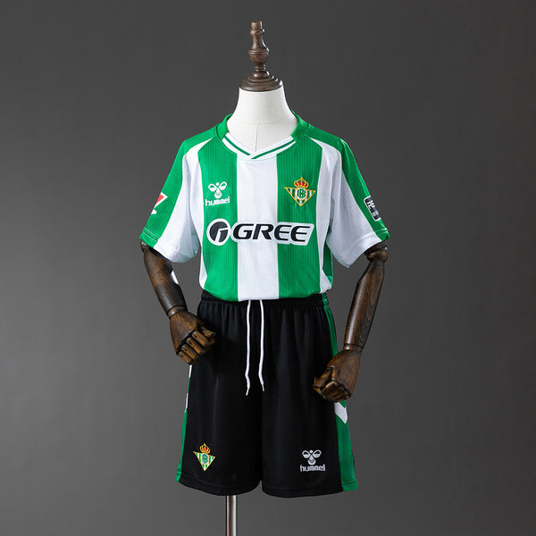 Kids Real Betis Jersey 25/26 Home Football Kit