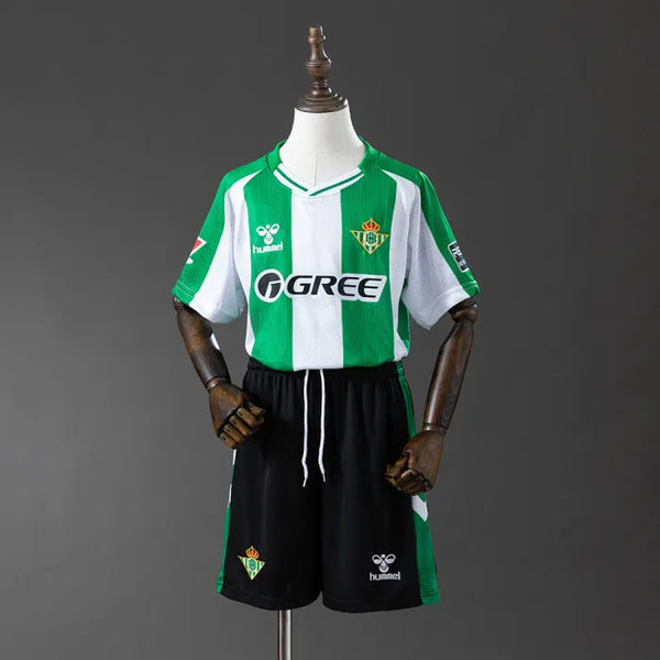 Kids Real Betis Jersey 25/26 Home Football Kit