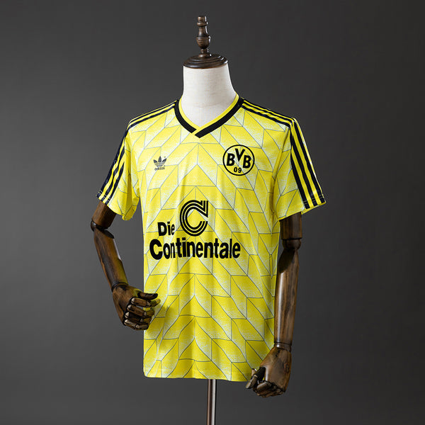 Dortmund Jersey 1988-89 Home Retro Football Kit
