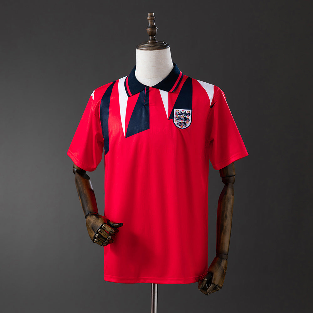 England Jersey 1992 Away Retro Football Kit