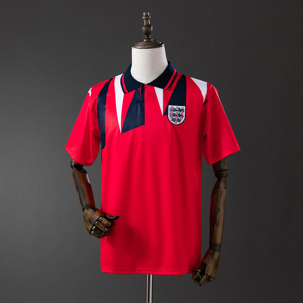 England Jersey 1992 Away Retro Football Kit