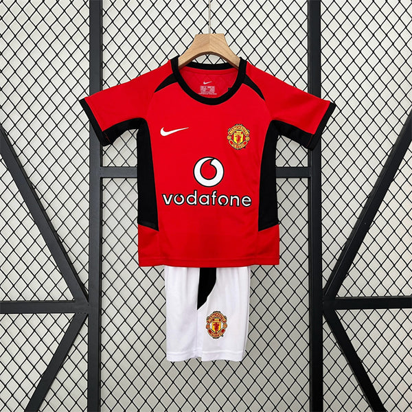 Retro Kids Man United Home Jersey 02/04