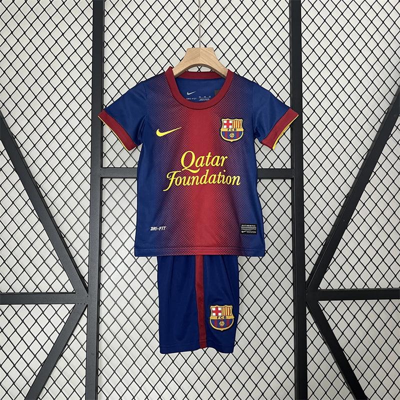 Retro Kids Barcelona Home Jersey 12/13