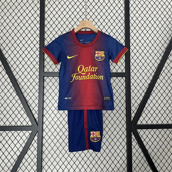 Retro Kids Barcelona Home Jersey 12/13