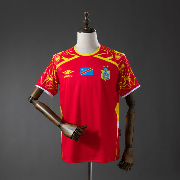 Congo Red Jersey 2026 World Cup Football Kit Soccer Shirt