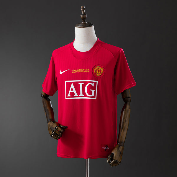 Man United Jersey 2007/08 Retro Home Football Kit