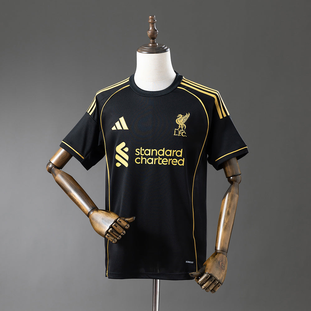 Liver Jersey 2025/26 Black Football Kit Fans Version