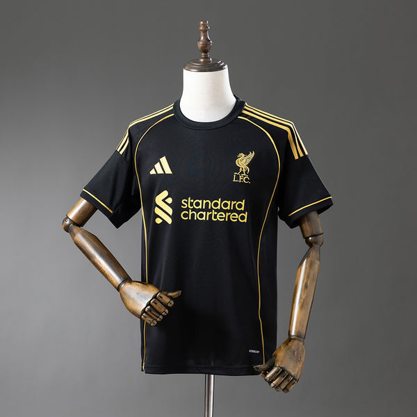 Liver Jersey 2025/26 Black Football Kit Fans Version