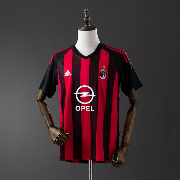 Retro AC Milan Jersey 2002-03 Home Kit