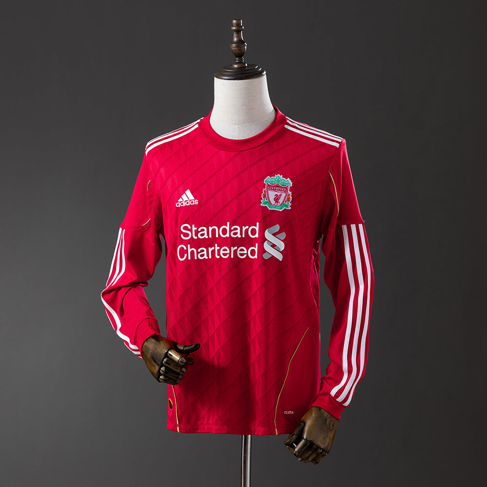 Liver Jersey 2010-11 Home Retro Football Kit Long Sleeves