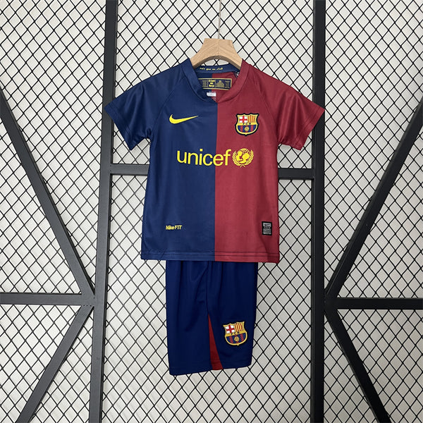 Retro Kids Barcelona Home Jersey 08/09