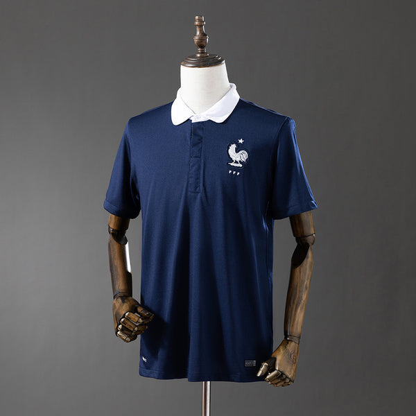 France Jersey 2014 Home Retro Football Kit