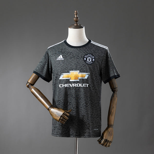 Man United Away Jersey 2020-21 Retro Football Kit Soccer Shirt