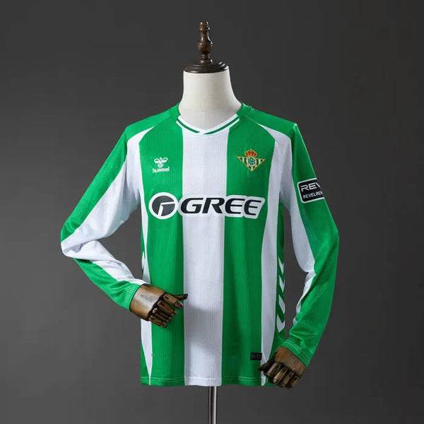 Real Betis Jersey 25/26 Home Football Kit Long Sleeves