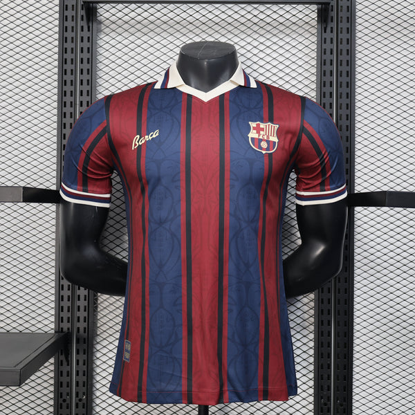 Player Version Barcelona Jersey 25/26 Anniversary Football Kit Soccer Jersey