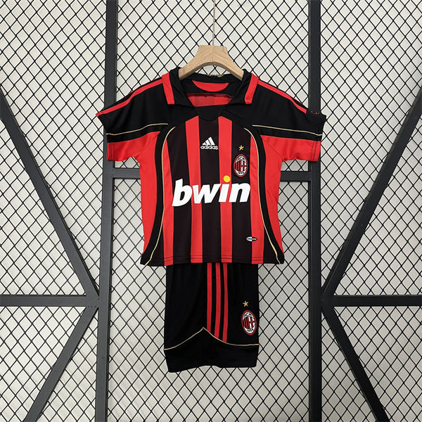 Retro Kids AC Milan Home Jersey 06/07