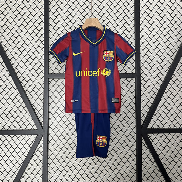 Retro Kids Barcelona Home Jersey 09/10