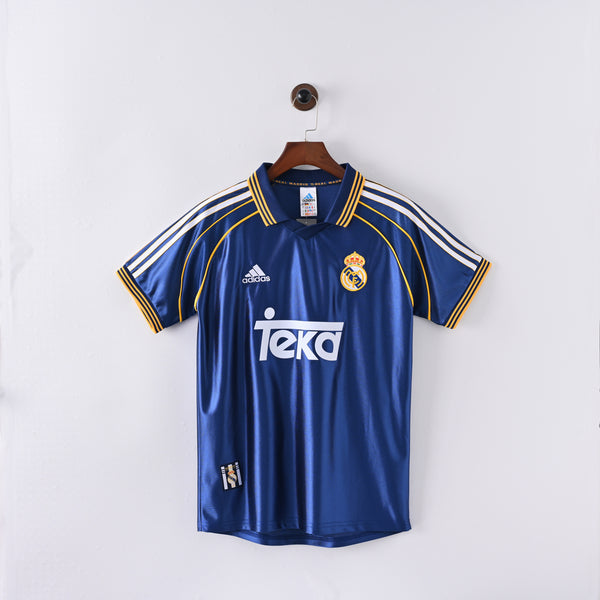 Retro Real Madrid Jersey 1998-99 Third Football Kit Soccer Jersey