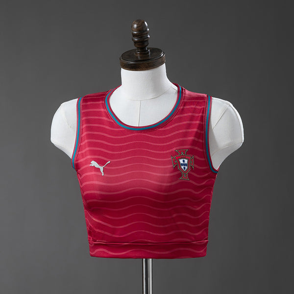 Women Portugal Home Vest 2026 World Cup Football Kit Soccer Shirt