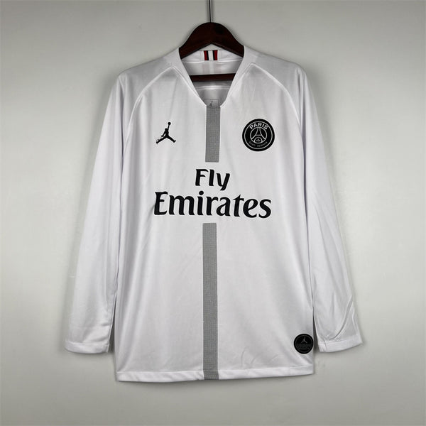 Paris PSG Jersey Away kit 2018/19 Retro Long Sleeves Football Team Soccer Shirt