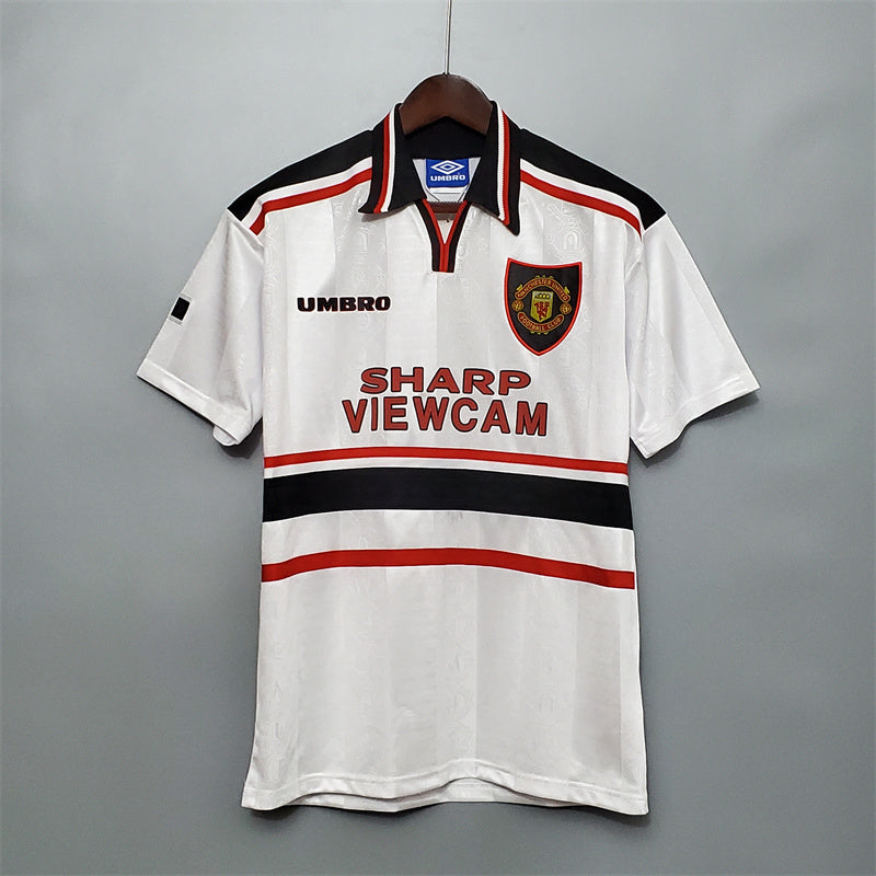 Man United Jersey Away Kit 1997/98 Retro Football Team Soccer Shirt