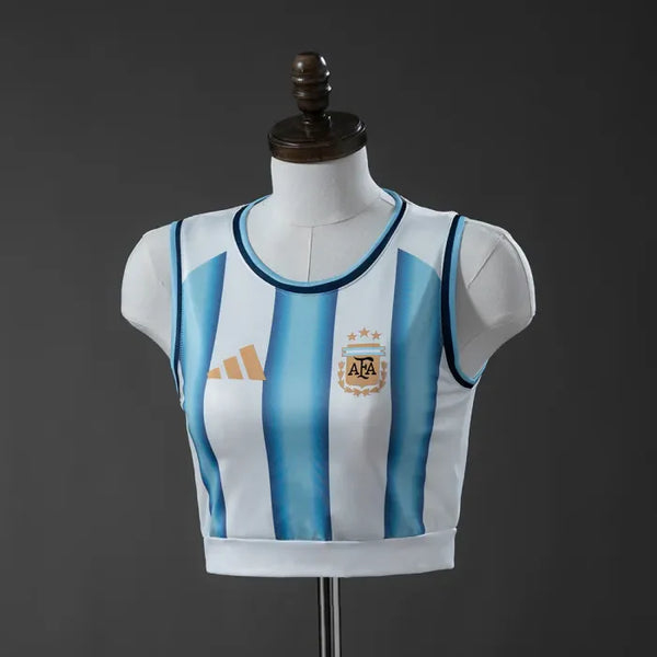 Women Argentina Home Vest 2026 World Cup Football Kit Soccer Shirt PalmSportss