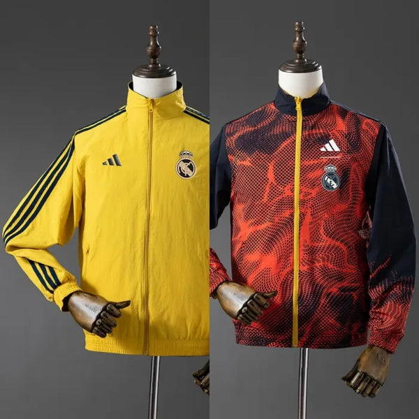 Real Madrid Windbreaker 2025/26 Reversible Football Kit - PalmSportss