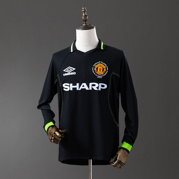 Man United Jersey 1998-99 Third Retro Kit Long Sleeves