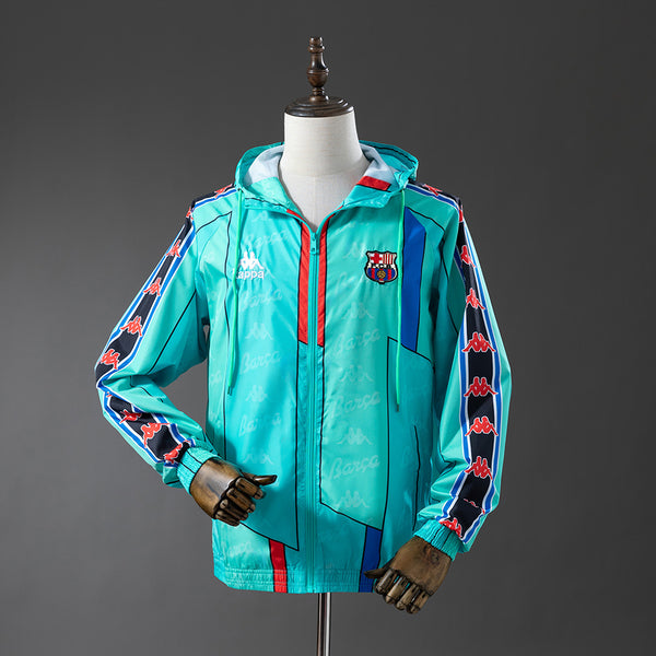 Barcelona Windbreaker 2025/26 Green Football Kit