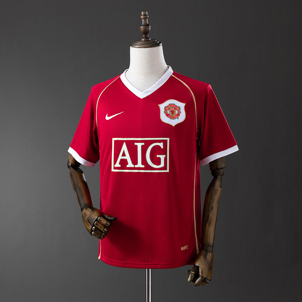 Man United Jersey 2006/07 Retro Home Football Kit