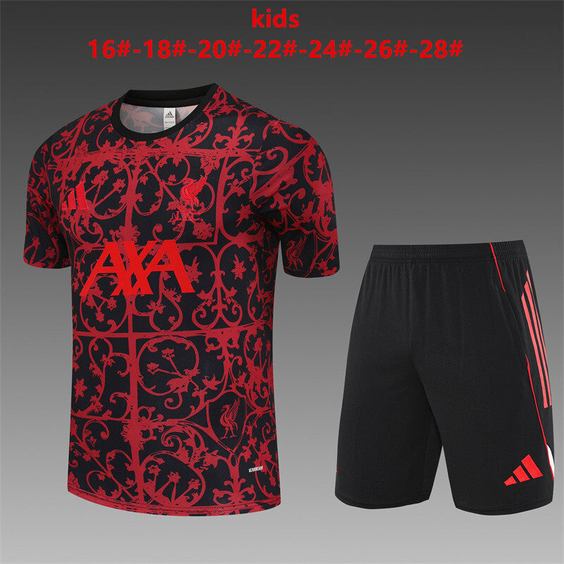 Kids Liver Training Tracksuits 25/26 Football Kit Soccer Jersey