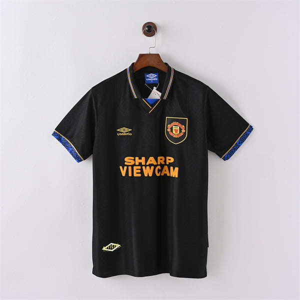 Retro Man United Jersey 1993-94 Away Football Kit Soccer Jersey