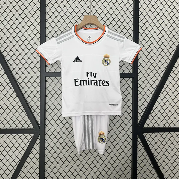 Retro Kids Real Madrid Home Jersey 13/14
