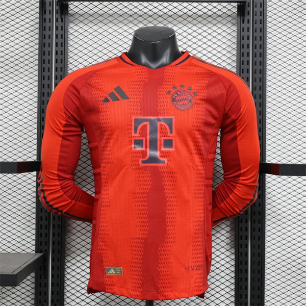 Player Version Bayern Munich Home Jersey 24/25 Football Kit Long Sleeves