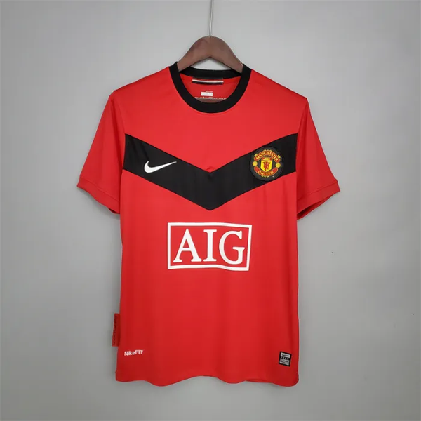 Manchester United Jersey Home Kit 2009/10 Retro Football Team Soccer Shirt