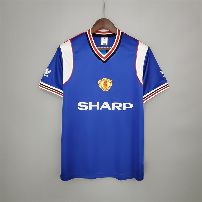 Man United Jersey Third Kit 1985/86 retro Football Team Soccer shirt